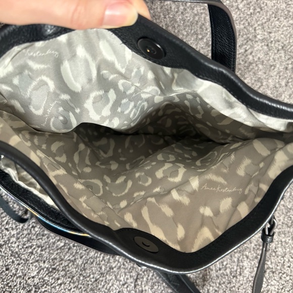 Aimee Kestenberg Bali Double Entry Satchel Love Hearts rainbow stachel bag - Picture 13 of 15